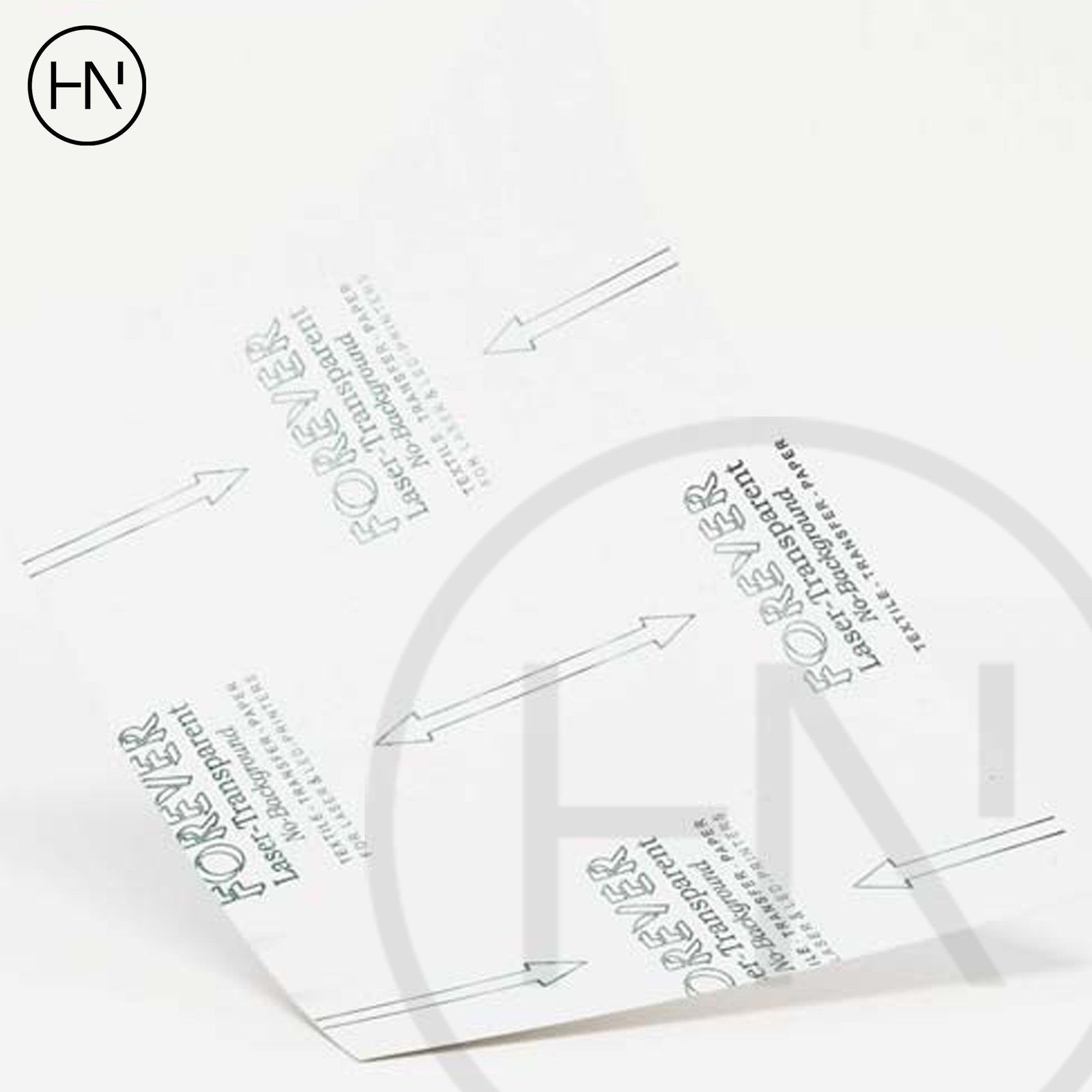 Papier de transfert laser Forever transparent A3 (sans arrière-plan)