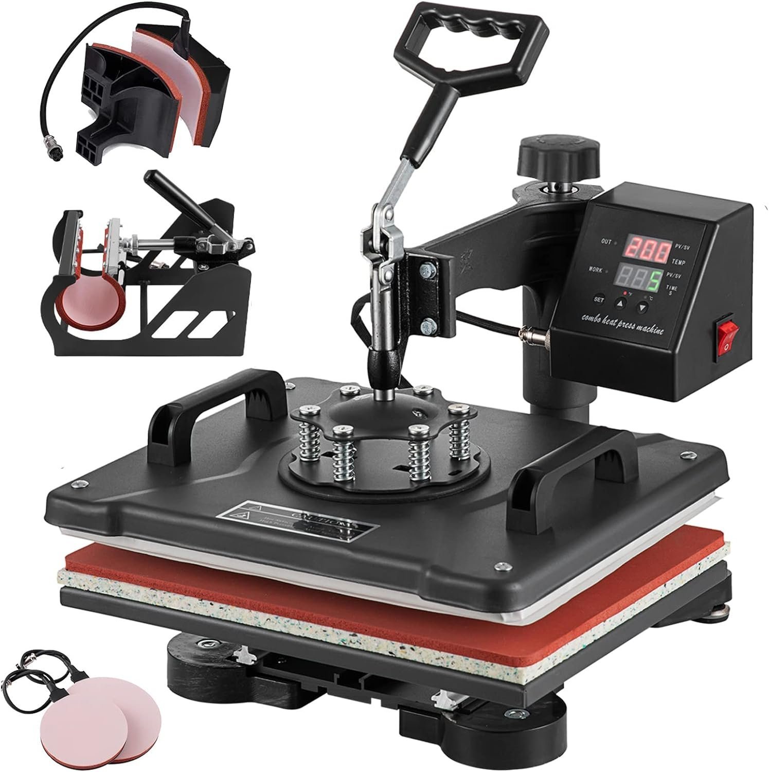 presse à chaud manuelle multifonctions 5en1 40×40