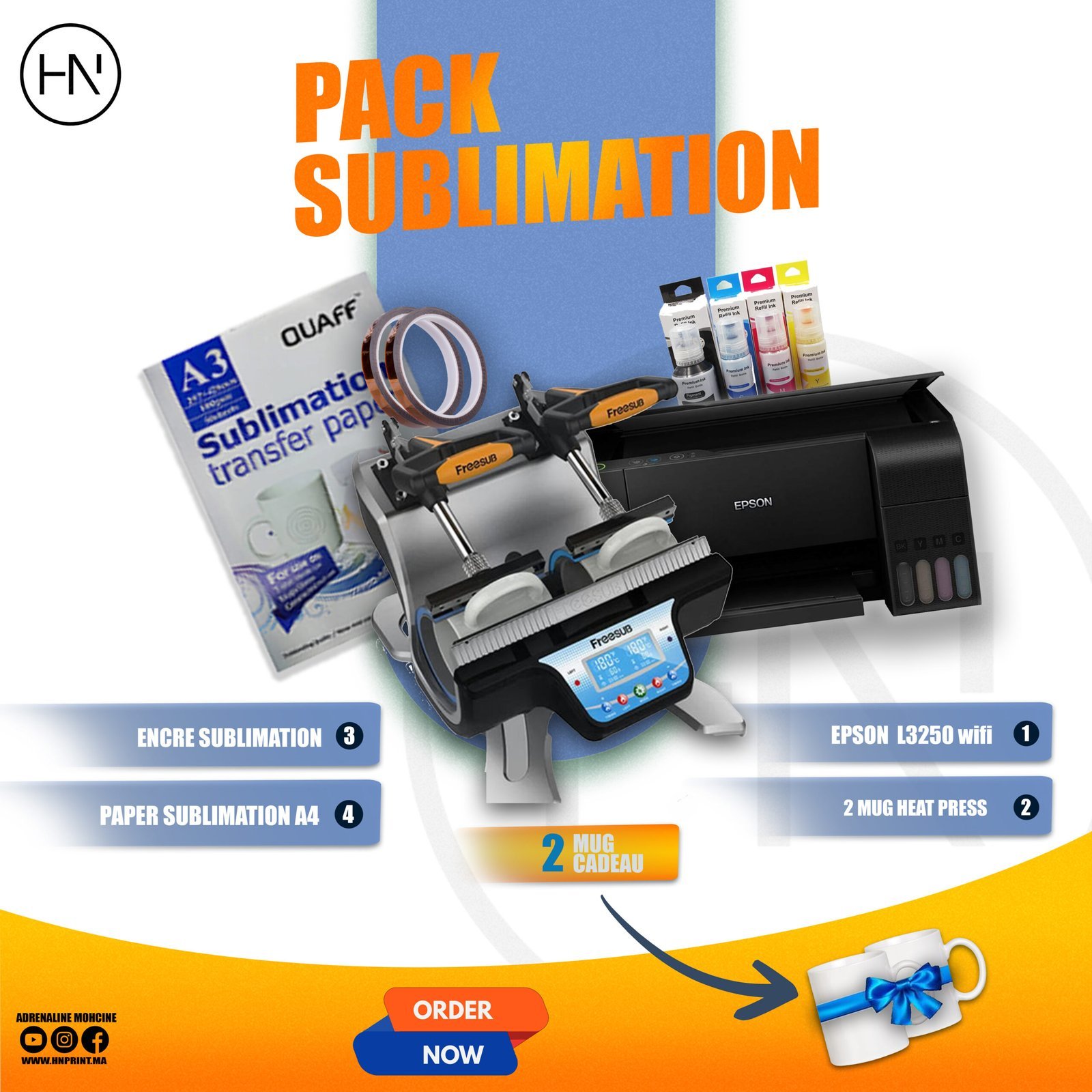 PACK DE SUBLIMATION N