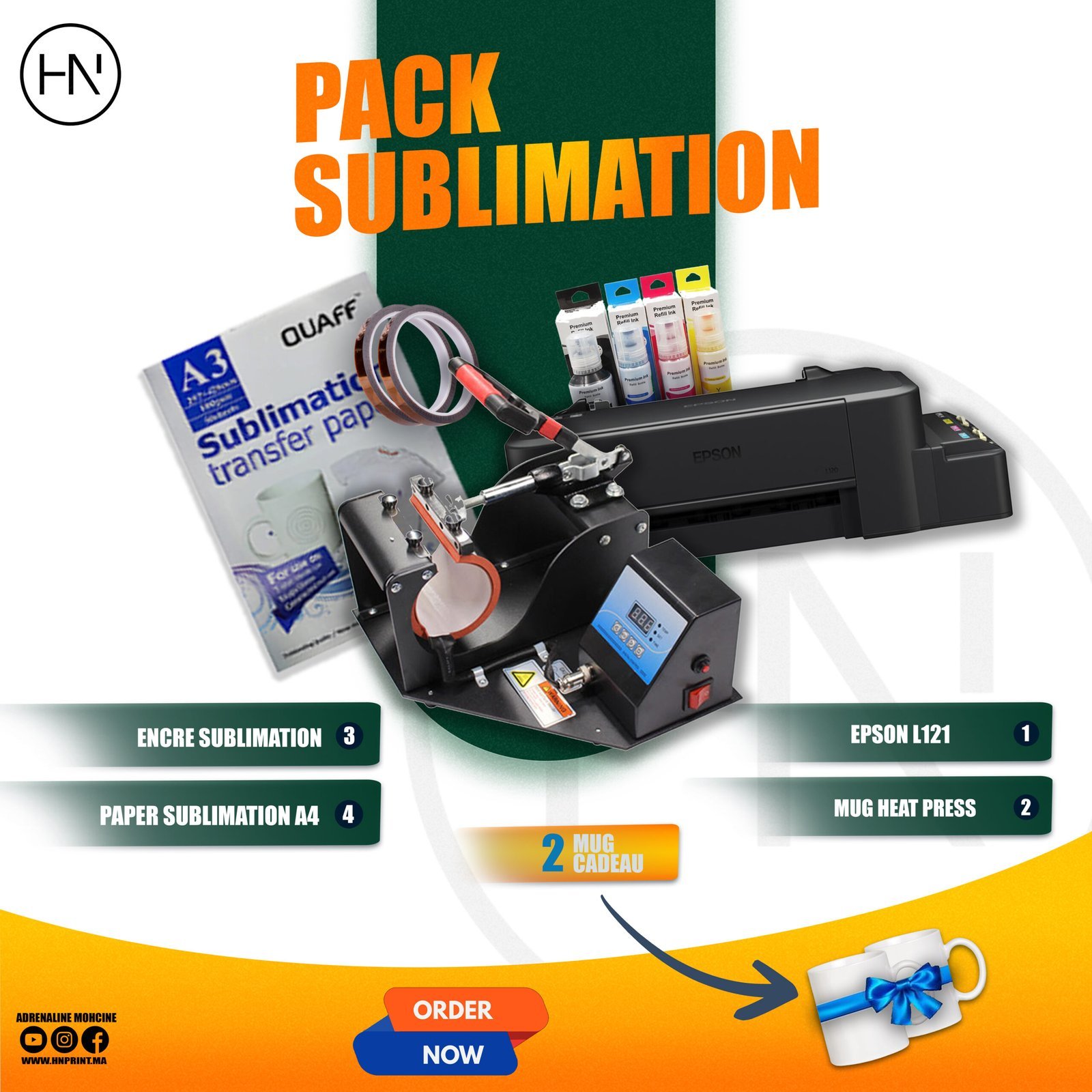 ACK DE SUBLIMATION J
